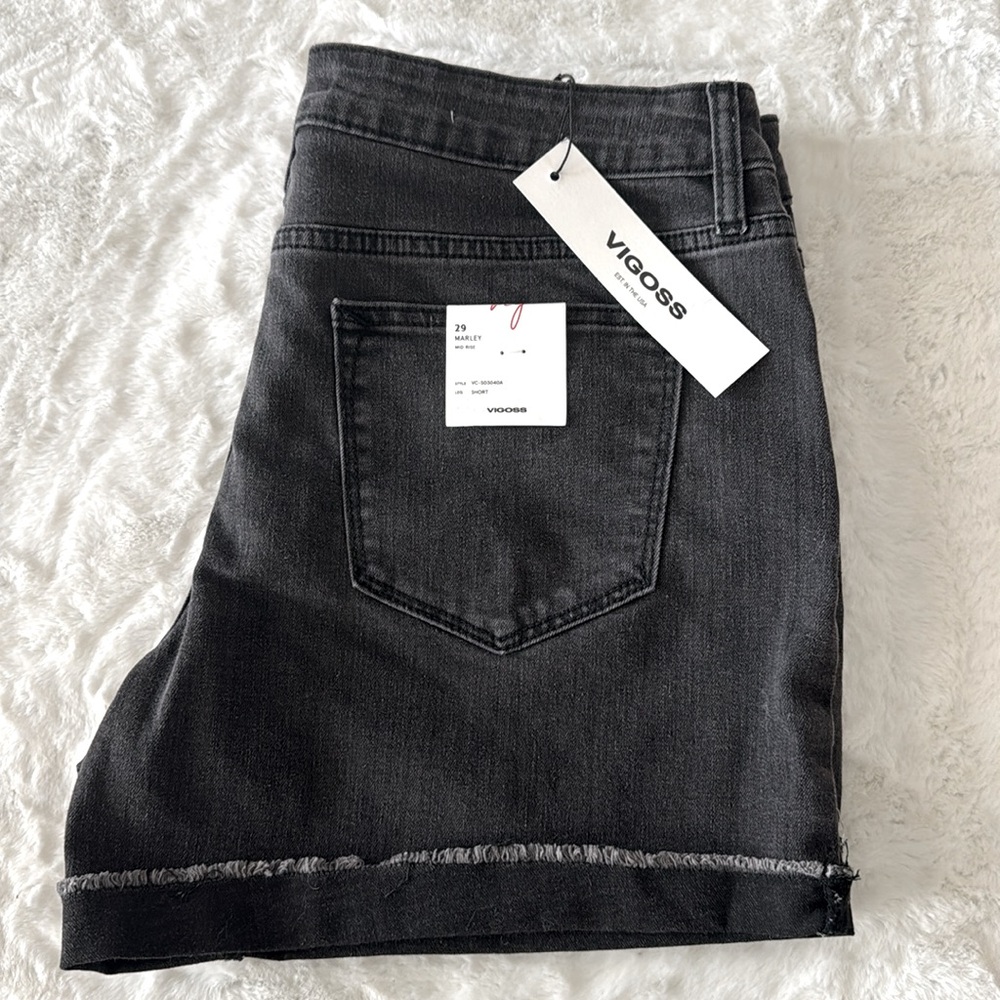 Vigoss Black Jean Shorts - Picture 10 of 10